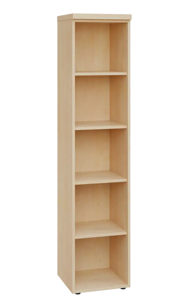 SIN 5 - 4N kancelářská skříň, nika, 1820x400x400, bříza světlá